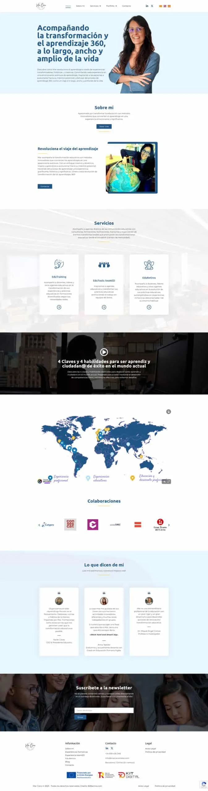 Mar Cano Mesa — web corporativa WordPress
